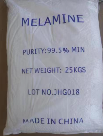 99,5% Min Pure Melamine Powder Cas 108-78-1/94977-27-2 pour MF/SMF 3