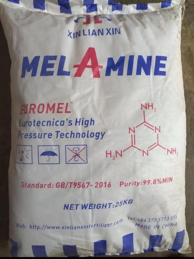 99,5% Min Pure Melamine Powder Cas 108-78-1/94977-27-2 pour MF/SMF 5
