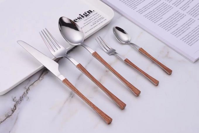 Baguettes écologiques Kit For Restaurant Home de couteau de fourchette de cuillère de vaisselle de mélamine 2