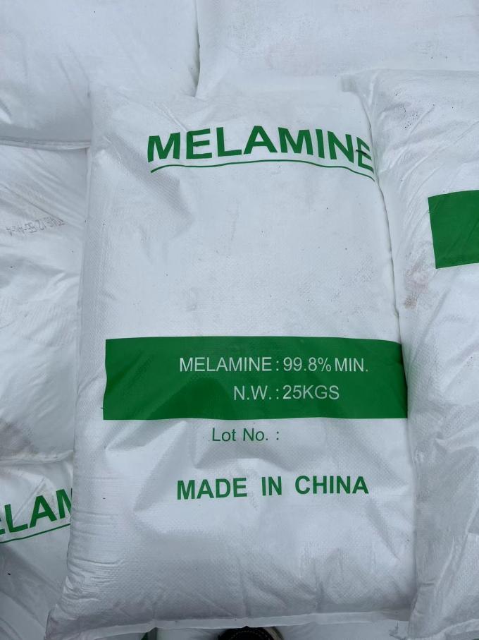 Assurance qualité en gros poudre blanche 99,8% matière première chimique mélamine 0