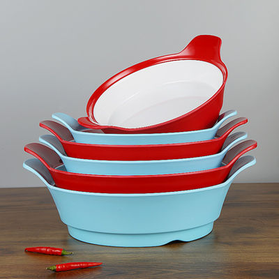 Un bon prix. Double vaisselle 100% de mélamine de couleur dans le restaurant/cantine en ligne