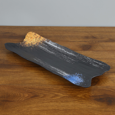 Un bon prix. Le rectangle d'imitation d'apéritif de mélamine d'hôtel de restaurant plaque la catégorie comestible en ligne