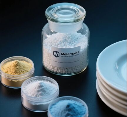 Un bon prix. Poudre de moulage mélamine à durabilité améliorée, respectueuse de l'environnement et haute résistance aux rayures, composé de moulage amino en ligne