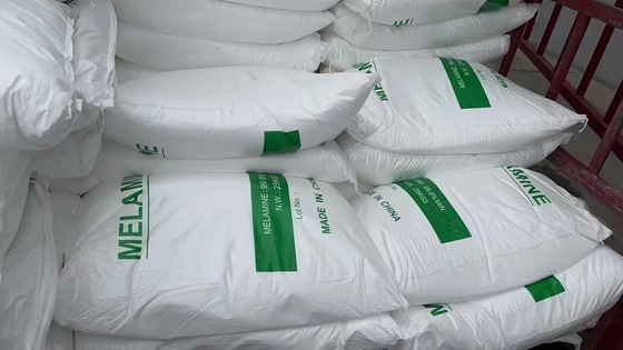 Un bon prix. EINECS 203-615-4 Tripolycyanamide, 99,8 Min Purity Melamine Powder en ligne
