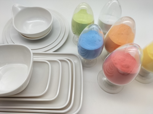 Un bon prix. Composé coloré non toxique de formaldéhyde de poudre de bâti de mélamine pour la vaisselle en ligne