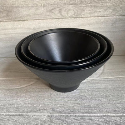 Un bon prix. Eco-friendly Noir 100% Melamine Vaisselle de table Plain surface facile à nettoyer en ligne