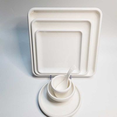 Un bon prix. Poudre composée de moulage à 100% de formaldéhyde de mélamine blanche pour ustensiles de table ou de table en ligne