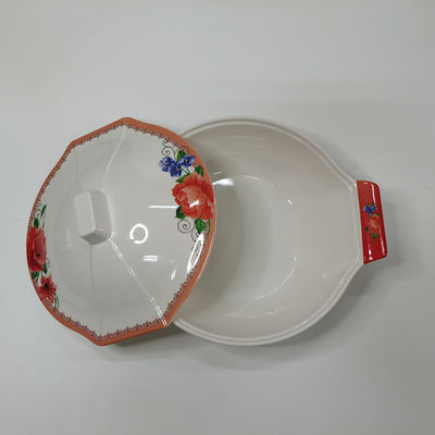 Poudre composée de moulage de mélamine personnalisée MMC Tableware de mélamine blanche Ensemble résistant à l'eau non toxique
