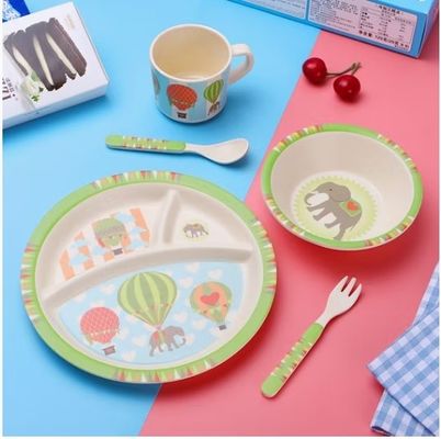 Un bon prix. Produits alimentaires sans danger Imprimé dessin animé Décal BPA gratuit Appareils de table pour bébés sur mesure Mélamine Appareils de table pour enfants en ligne