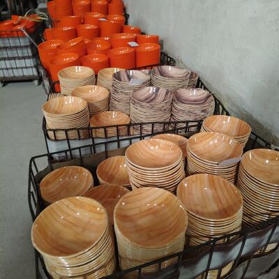 Un bon prix. Ensemble de vaisselle en mélamine personnalisable, résistant aux rayures et non toxique, pour hôtels et restaurants en ligne