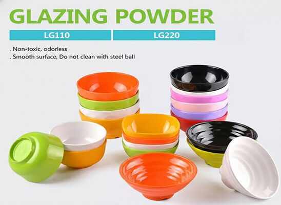 Un bon prix. Poudre de glaçage industrielle mélamine LG110/220/250 assurant une excellente durabilité de surface et un brillant pour les stratifiés et les panneaux décoratifs en ligne