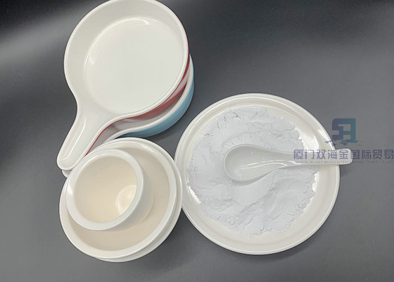 Un bon prix. Poudre de moulage de mélamine de mélamine pure de catégorie comestible pour faire la vaisselle de cuisine en ligne