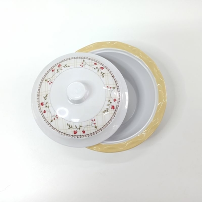 Un bon prix. Vaisselle incassable de mélamine d'hôtel d'OEM écologique avec le couvercle en ligne