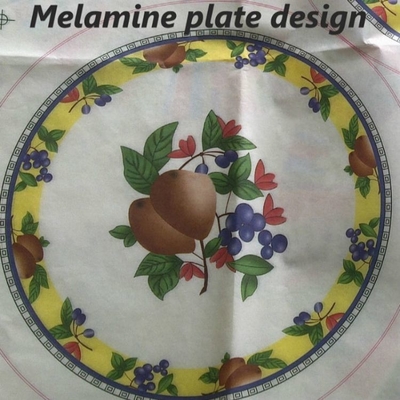 Un bon prix. Vaisselle de impression de papier d'anti de boucle de l'éclat 45GSM décalque de mélamine en ligne